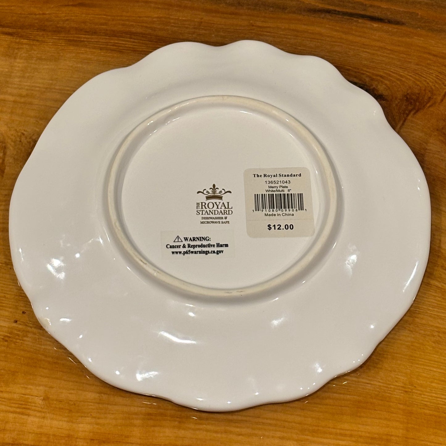 The Royal Standard merry. Plate