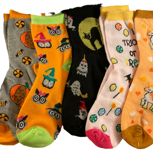 Halloween Kids Socks (6-8)