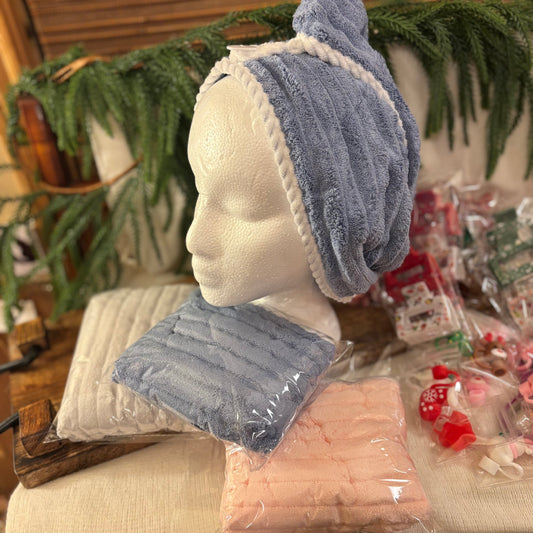 Microfiber Head Wrap Solid or Mermaid