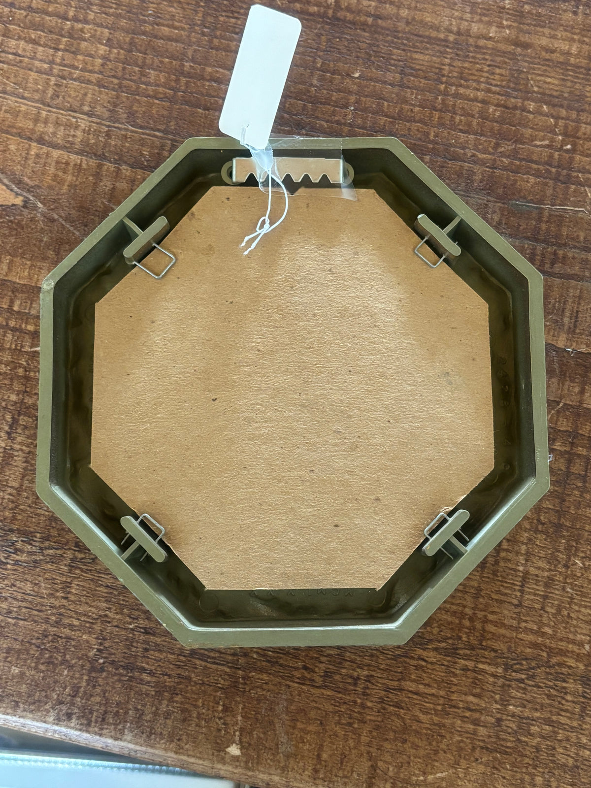 Vintage Octagonal Frame of Jesus Knocking at the Door