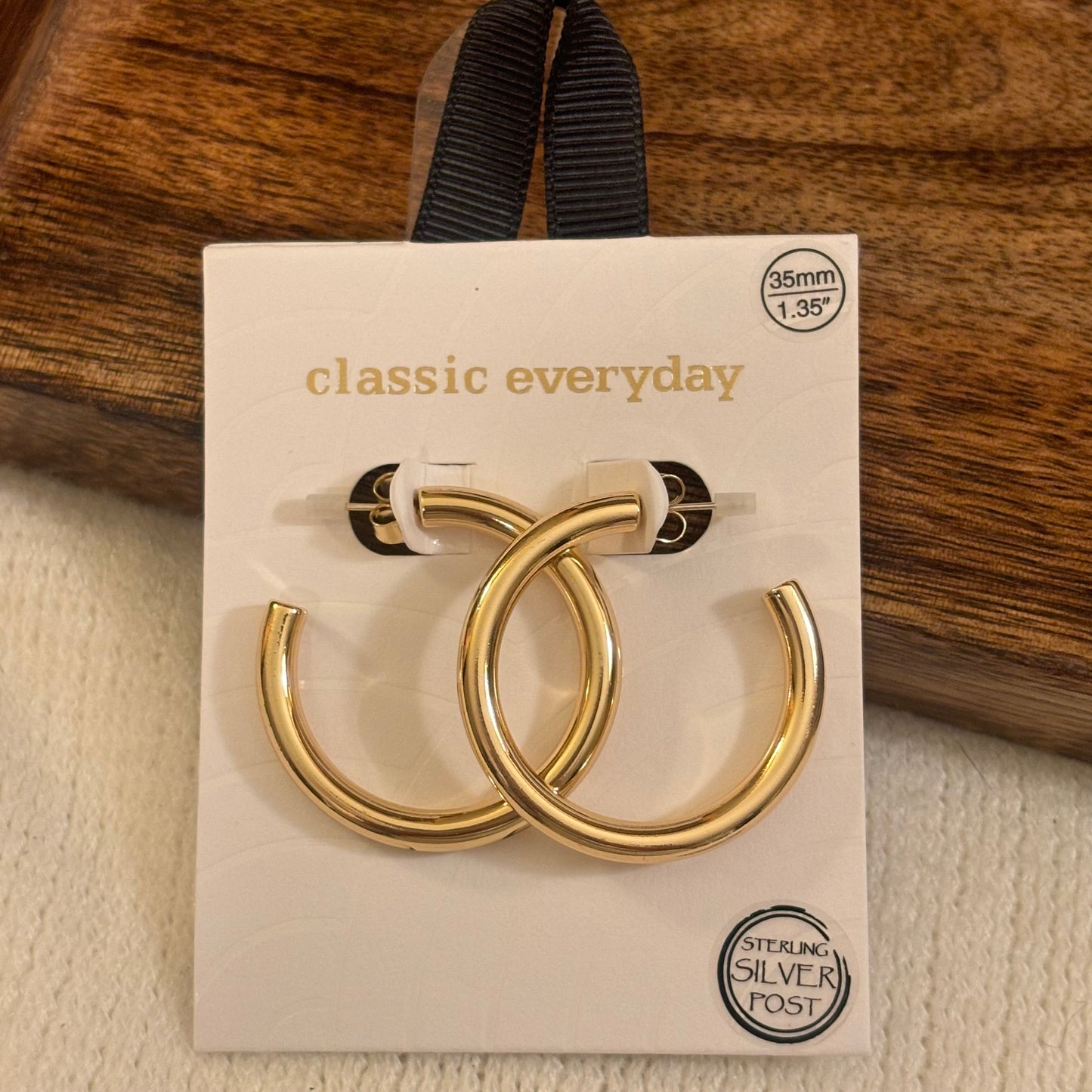 Gold Hoop Earrings