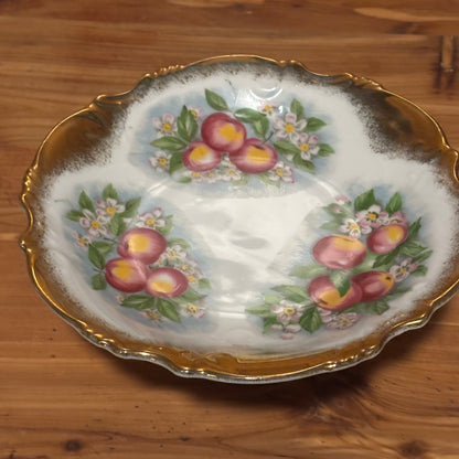 Royal Crown "Apple Blossom" Porcelain Pedestal Compote