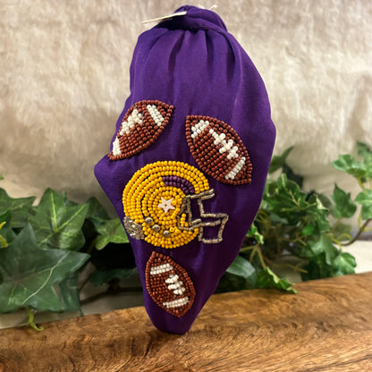 GameDay: Seed Bead Headband for GameDay