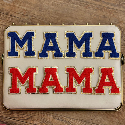 Chenille Iron On Patch Letters • MAMA