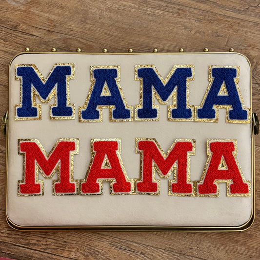 Chenille Iron On Patch Letters • MAMA
