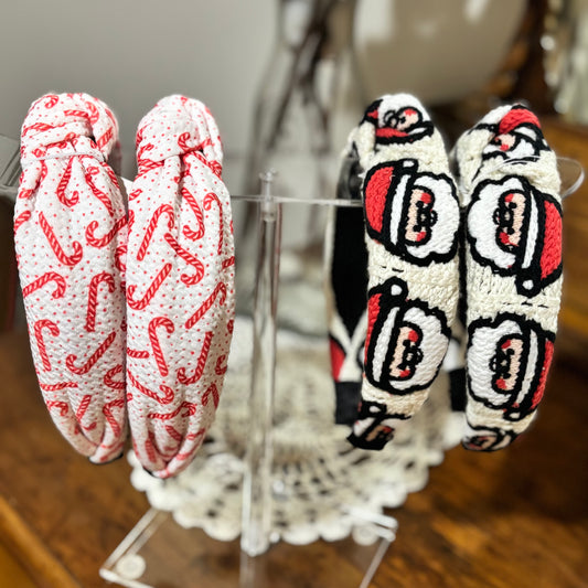 Christmas Top Knot Headband