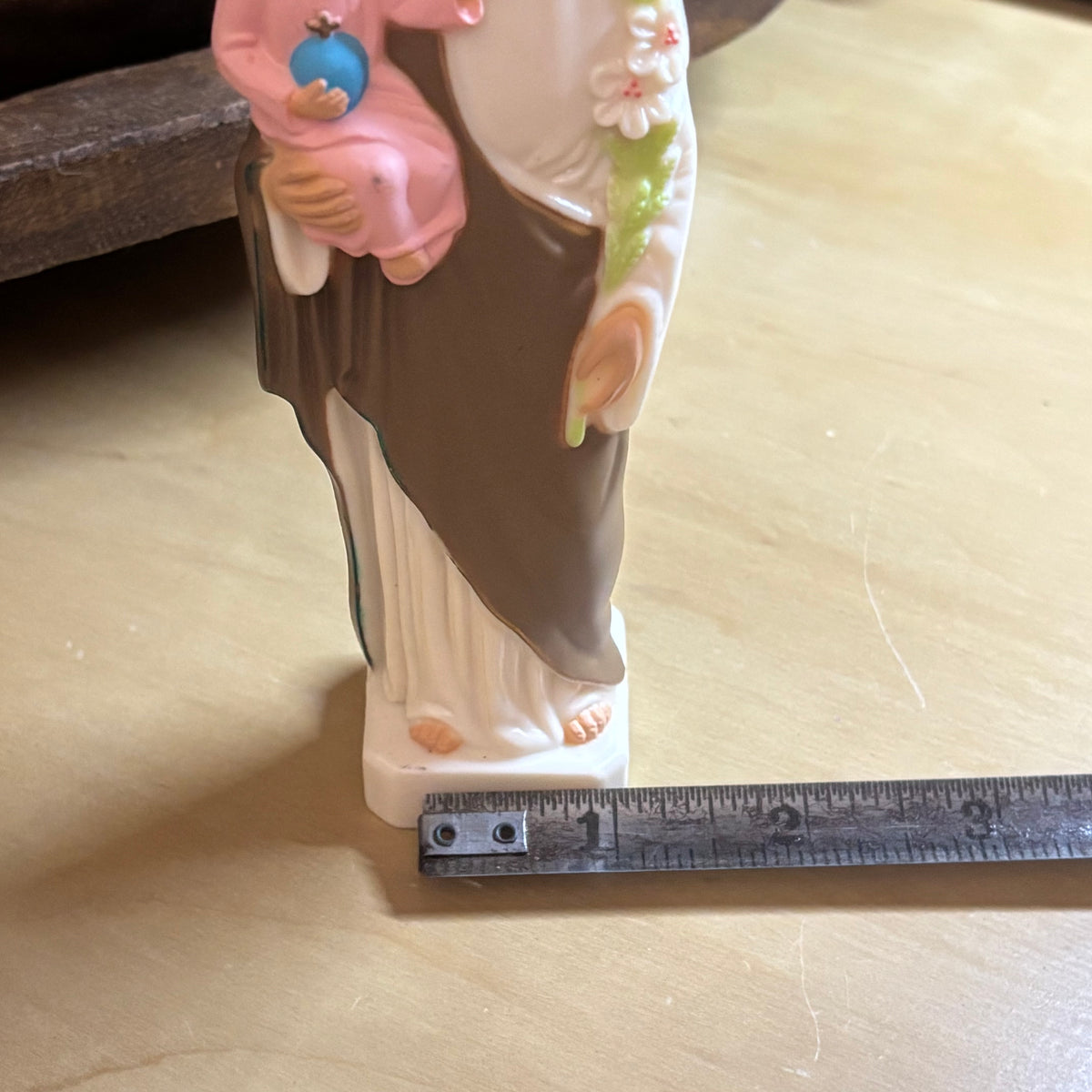 Vintage Saint Joseph holding Baby Jesus