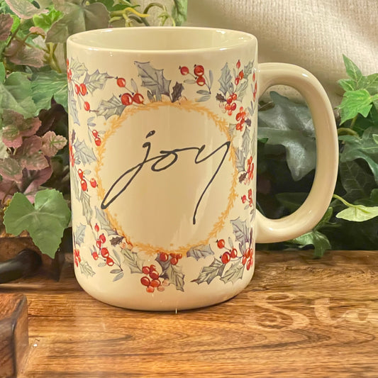 Christmas ~ Joy 16 oz  Ceramic Mug