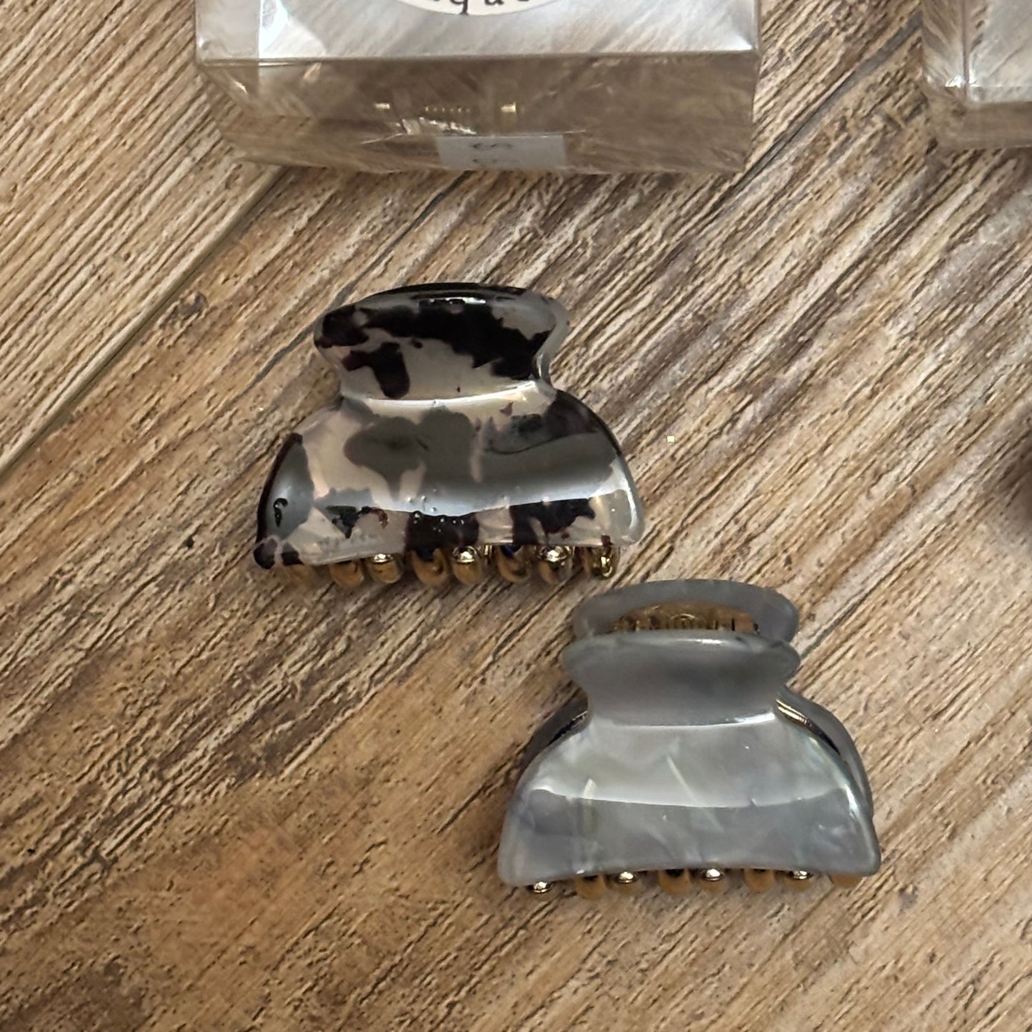 Set Of Two Hair Claw Clips 1.5”