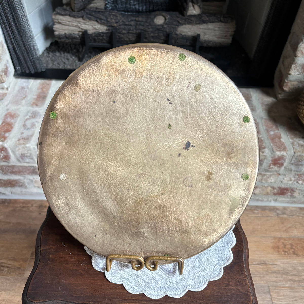 Etched Brass Gallery Tray