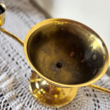 Brass Centerpiece Candelabra /Unity Candle