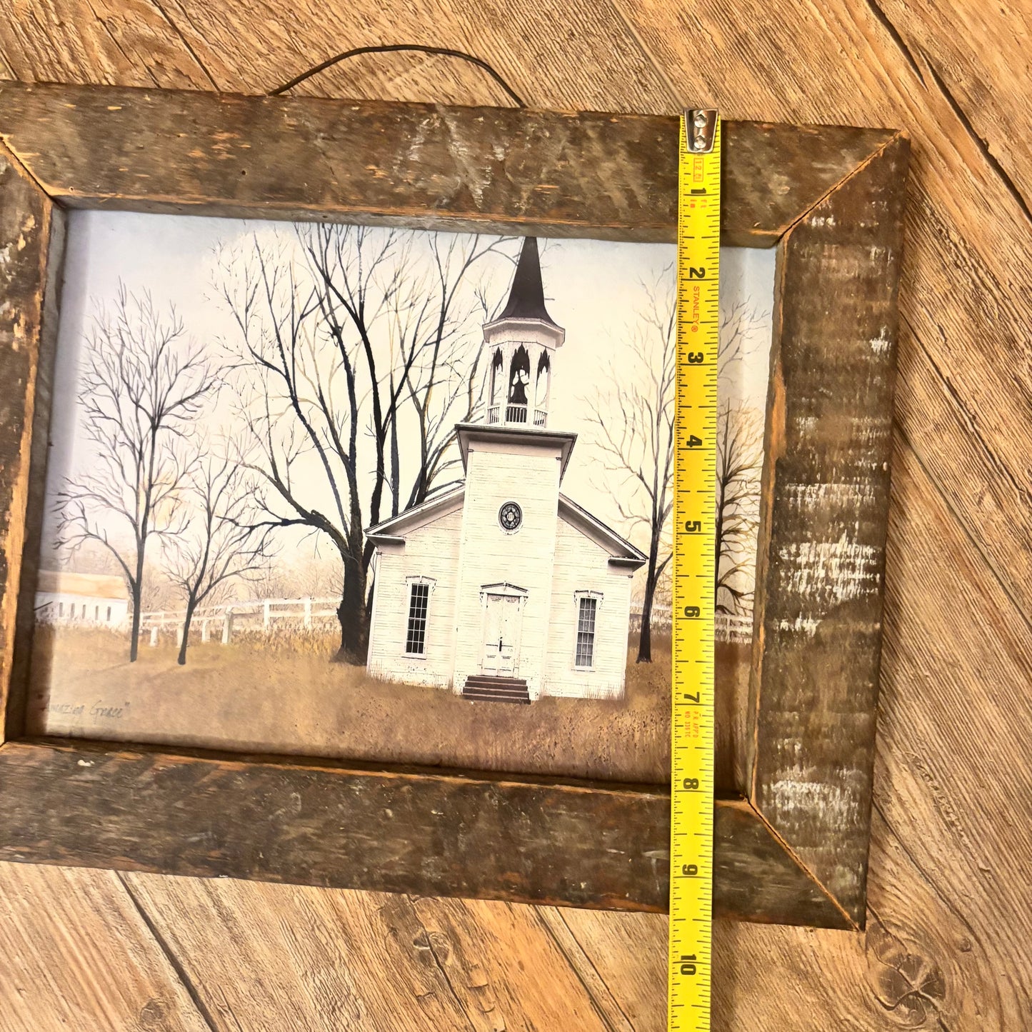 Billy Jacobs Amazing Grace Country Church Art Print Framed