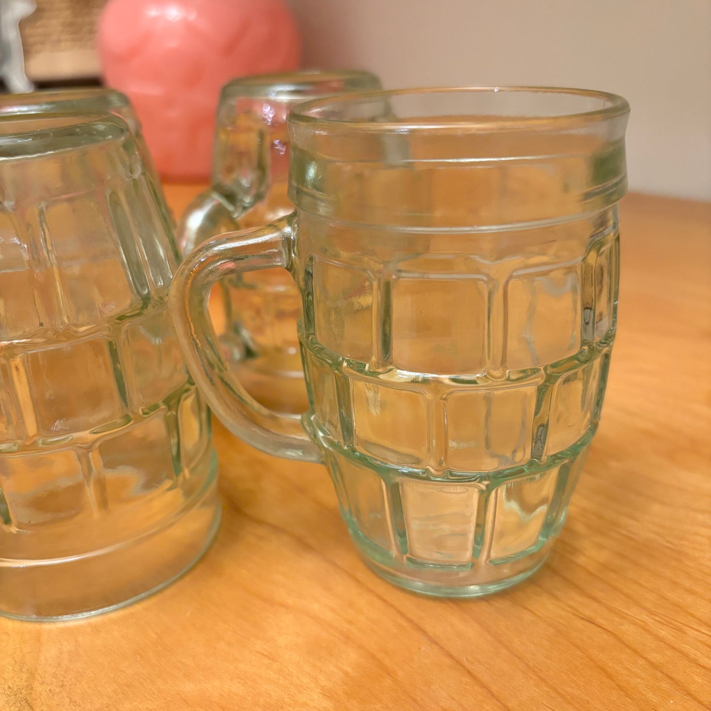 Set of 4 Vintage Barrel Mug