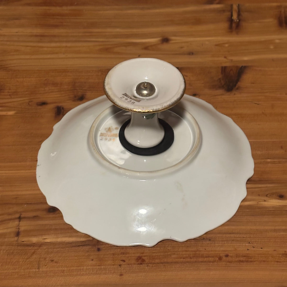 Royal Crown "Apple Blossom" Porcelain Pedestal Compote