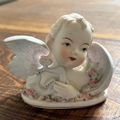 Lefton China 1950’s - Set of 4 Angels with Music Notes