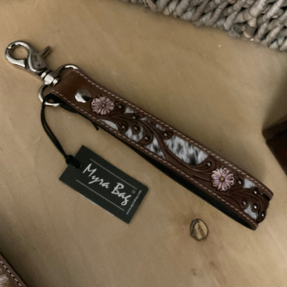 Myra Bag Genuine Leather Keychain
