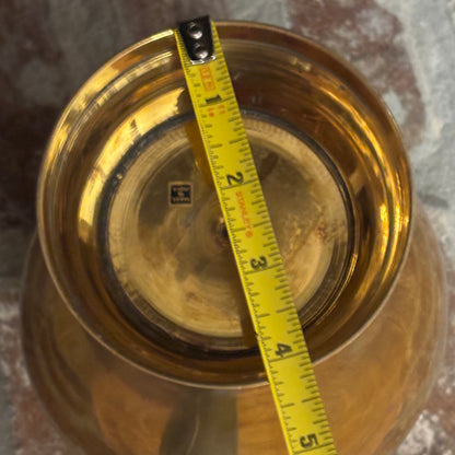 Smooth Finish Brass Ginger Jar Vase 10”