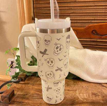 Unbranded Stainless Steel Halloween Tumbler 40oz