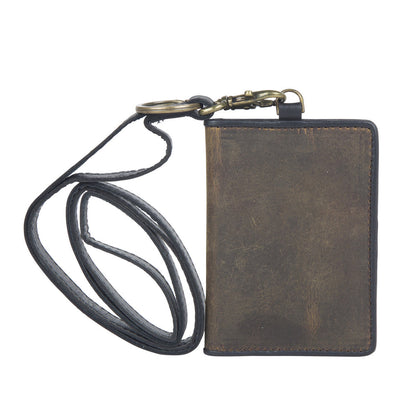 Myra Bag Genuine Leather Cardholder With Lanyard