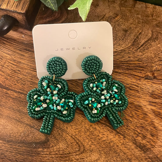 St. Patrick’s Day Post Back Earrings