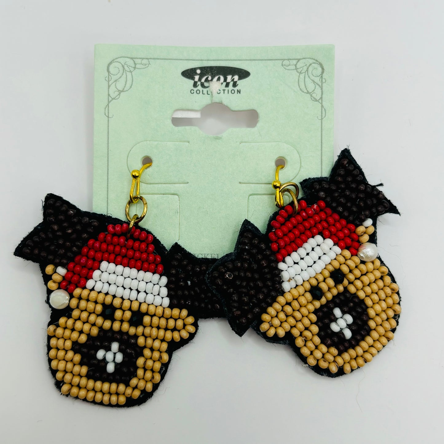 Christmas Statement Seed Bead Statement Earrings ~ Reindeer • Penguin• Nutcracker