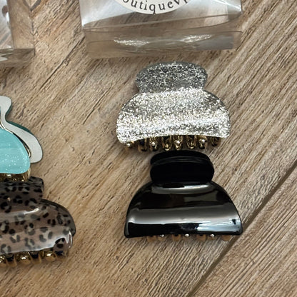 Set Of Two Hair Claw Clips 1.5”
