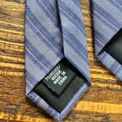 Calvin Klein Blue Necktie Duo - Solid and Striped