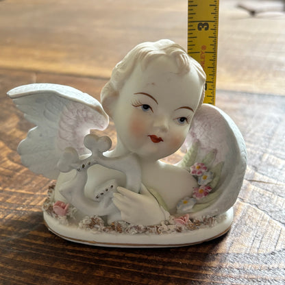 Lefton China 1950’s - Set of 4 Angels with Music Notes