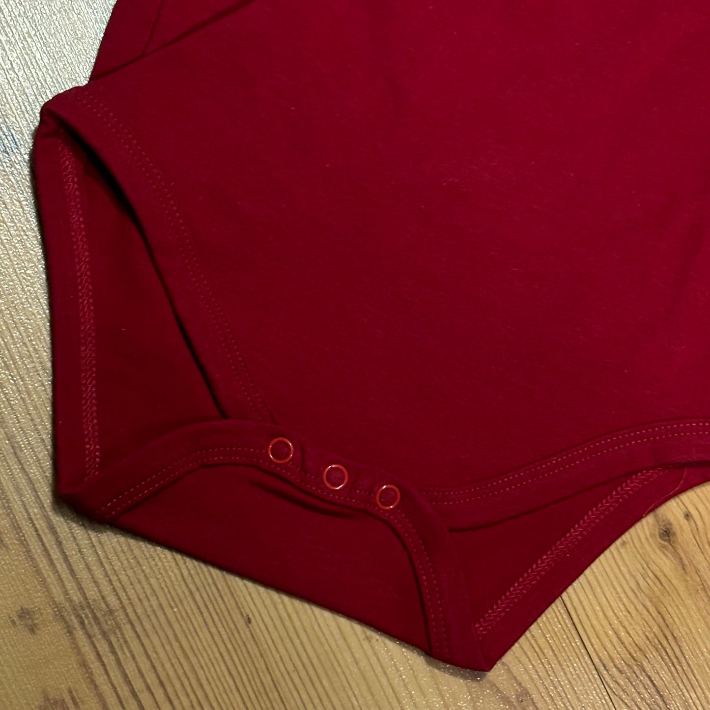 Infant Long Sleeve Snapshirt - “Naughty + Nice” 6-12 months