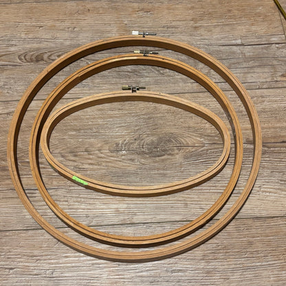 Vintage Embroidery Hoops  Set of 3