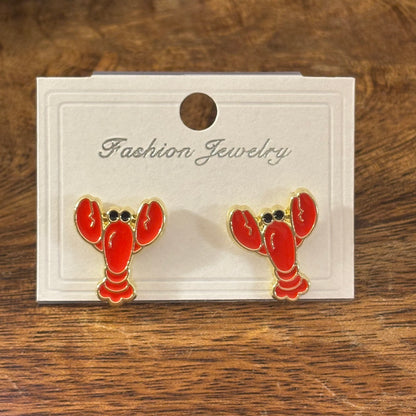 NOLA Crawfish Body Glitter • Earrings • Hair Scrunchie