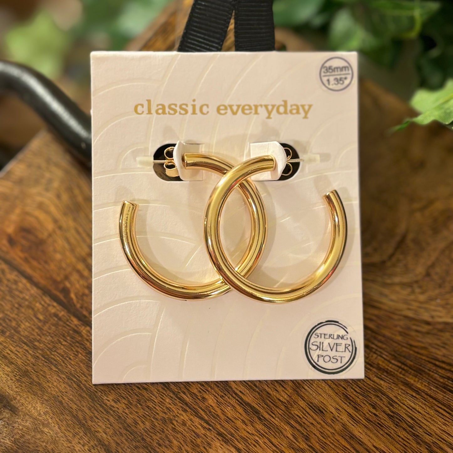 Gold Hoop Earrings