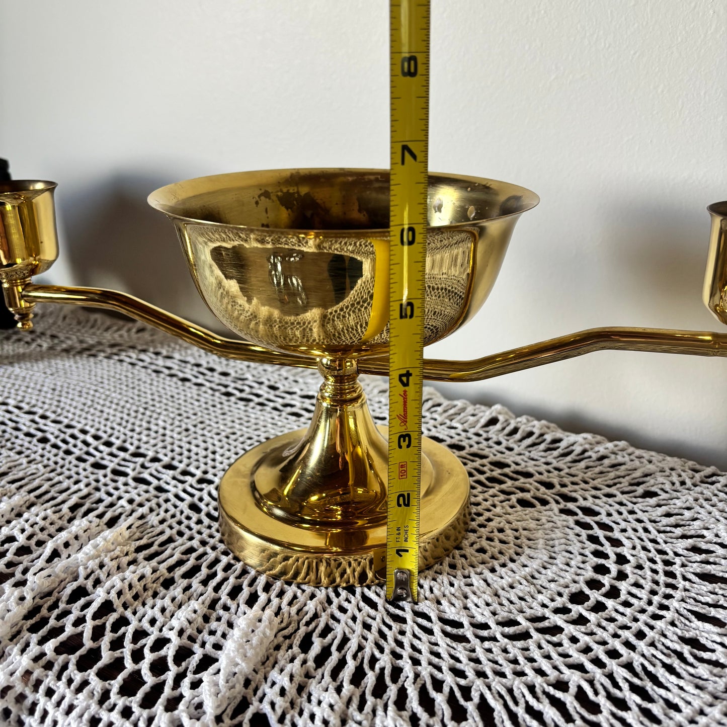 Brass Centerpiece Candelabra /Unity Candle