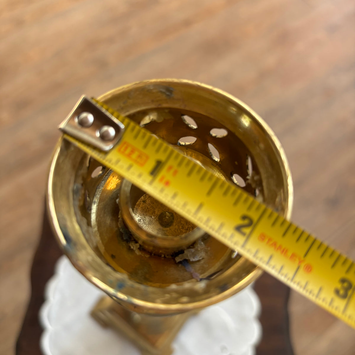 Brass Candlestick 14” Tall