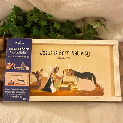 Jesus is Born-Biblebox Nativity Set for Kids
