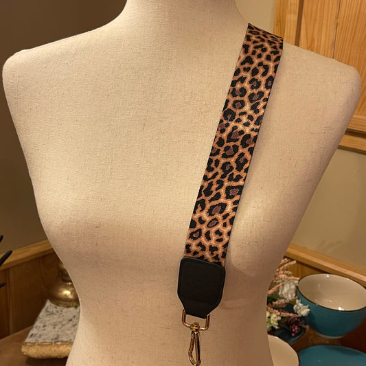 Replacement Guitar Purse Strap in the Color Mustard Gold