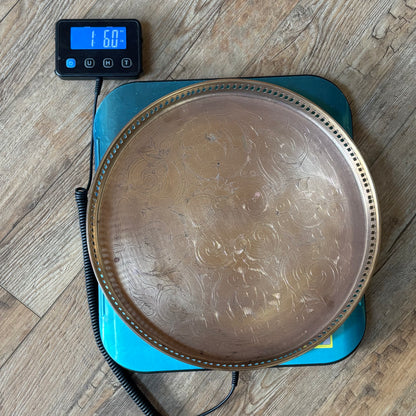 Etched Brass Gallery Tray