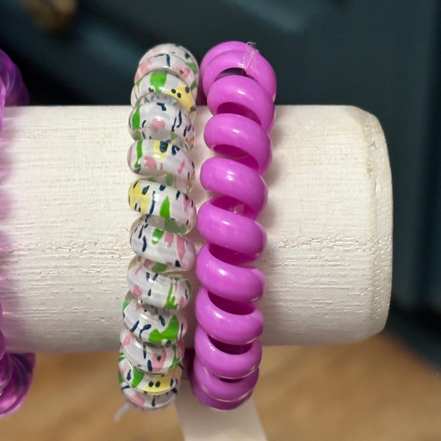 Large Coil Ponytail Holders Set of 2
