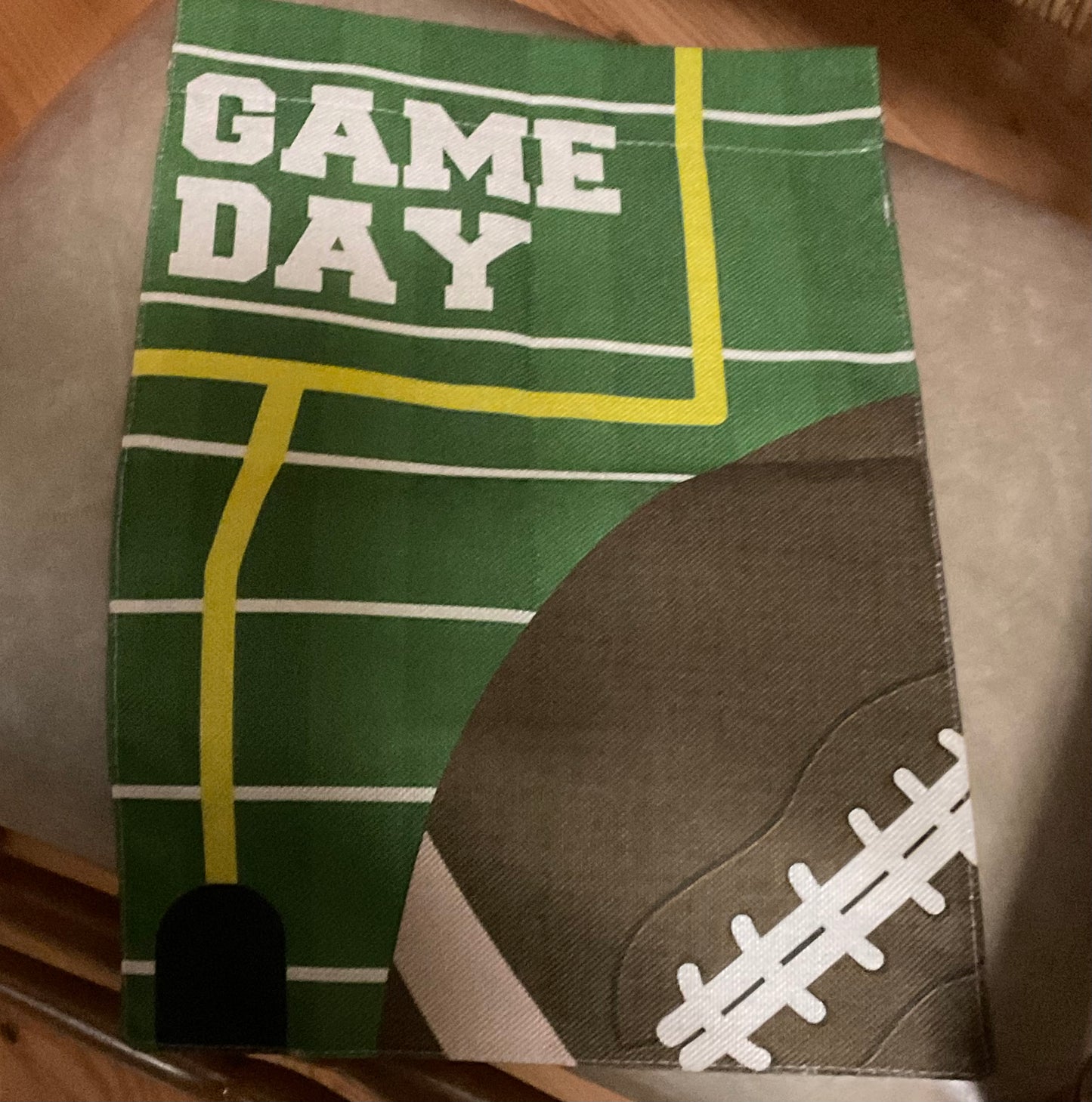 GameDay: Football Tote Bag With Attached Coin purse • Stadium Blanket • Garden Flag