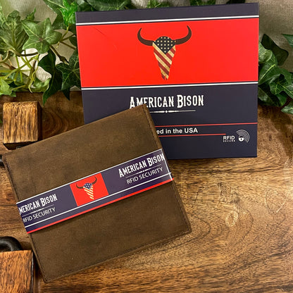 American Bison Men’s Leather Wallet