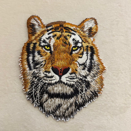 Embroidered Iron On Patch • Football • Tiger
