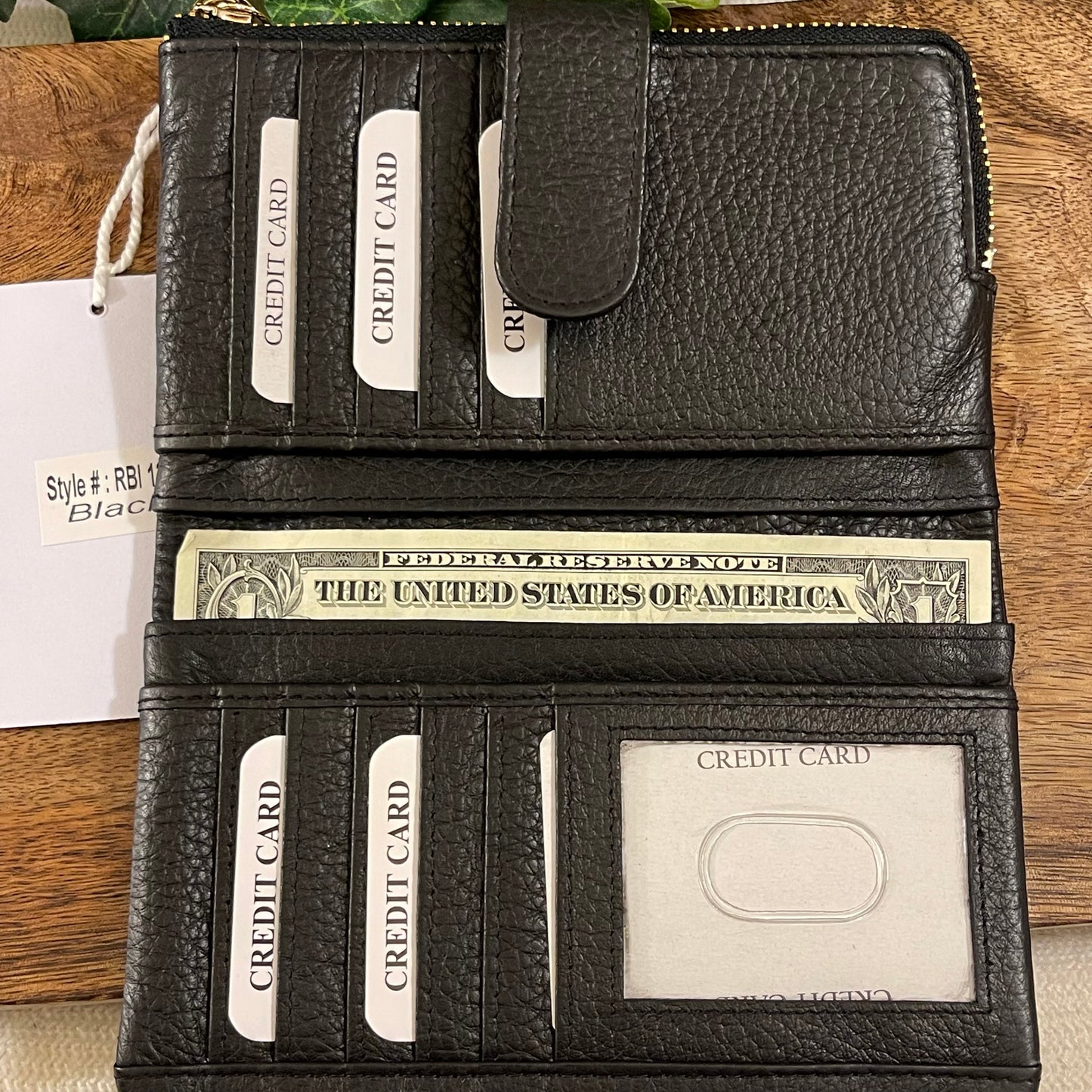 Women’s Black Genuine Leather Wallet