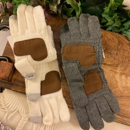 C.C® Kids Ivory or Gray Gloves