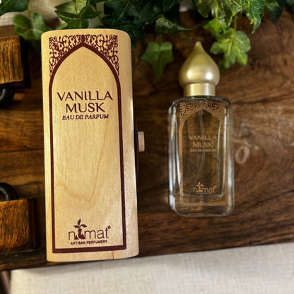 Vanilla Musk Parfum 50ml Spray • Vanilla Musk Fragrance Oil in Convenient 10ml or 5ml Rollerball • Vanilla Musk Eau De Parfum Travel Spray 9ml