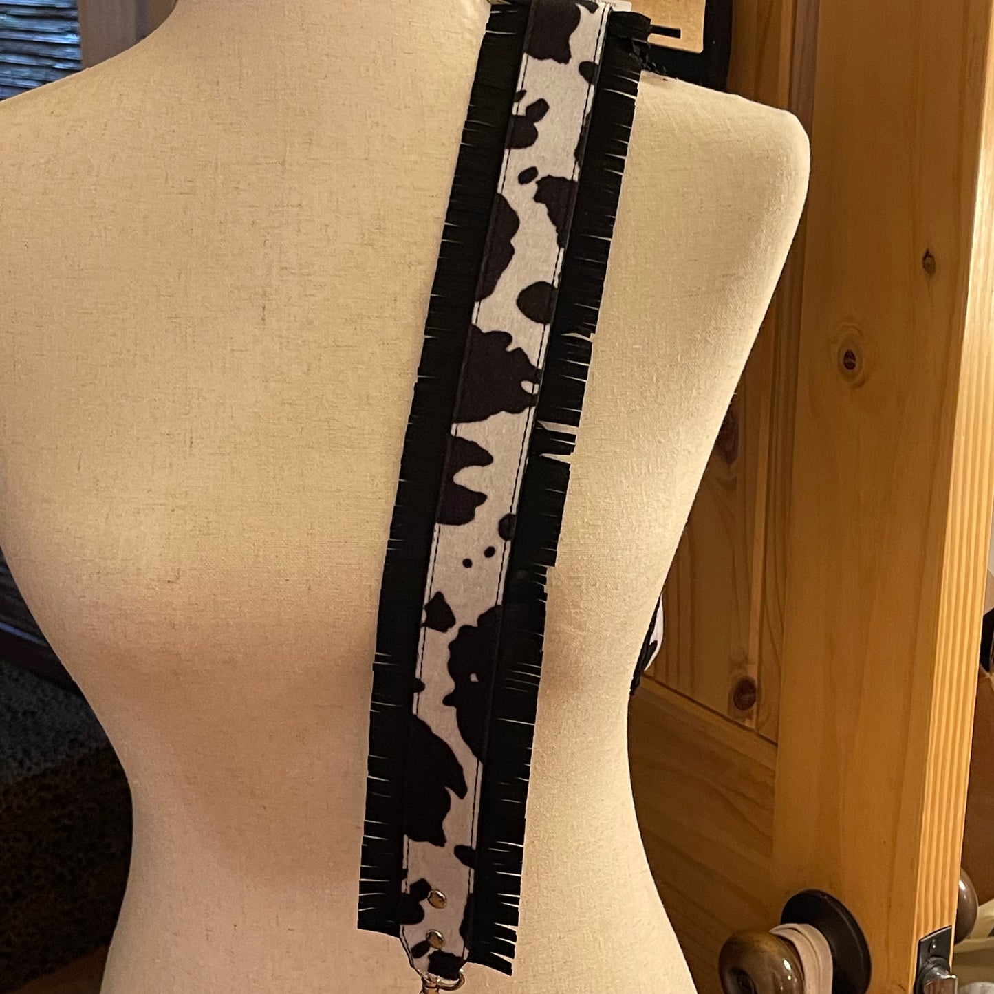 Replacement Cow Print Guitar Purse Strap