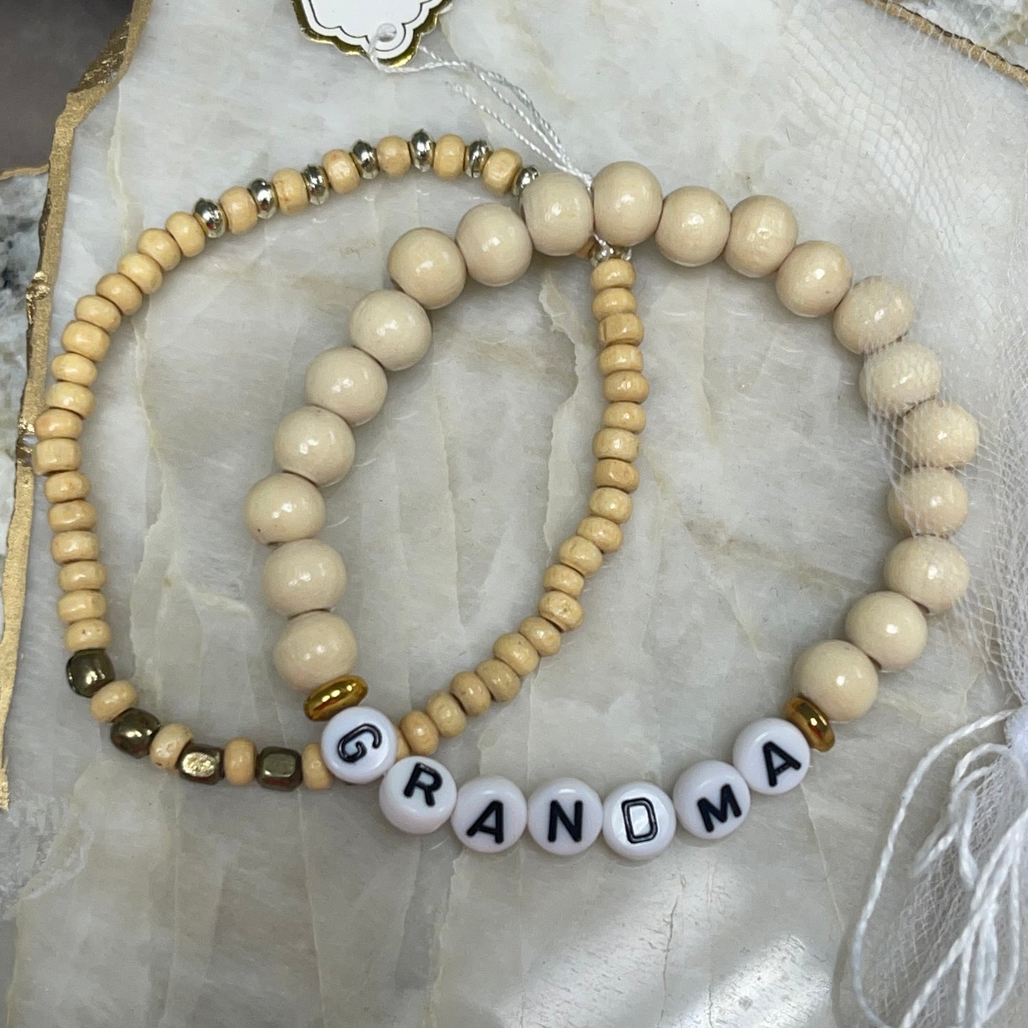 Grandma Stretch Bracelets Set Of Two