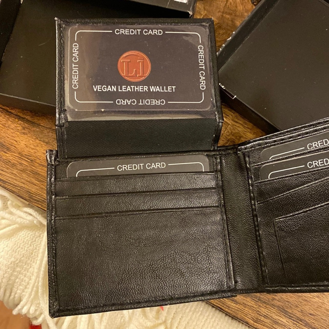 Boxed Men’s Vegan Leather Wallet