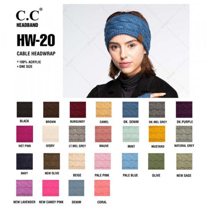 C.C® Cable Knit Headband