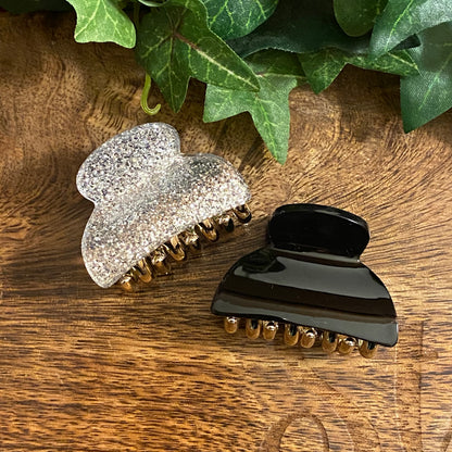Set Of Two Hair Claw Clips 1.5”