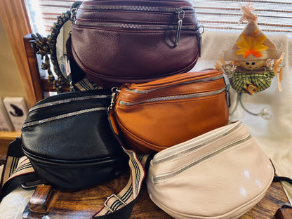 Bum Bag Crossbody Purse Soft Vegan Leather